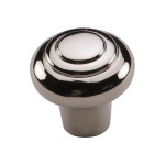 M Marcus Heritage Brass Bead Design Round Cupboard Knob 32mm 